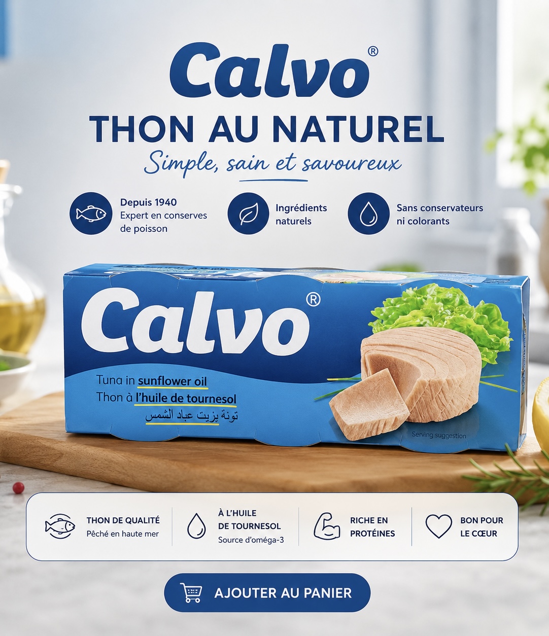 CALVO THON AU NATUREL