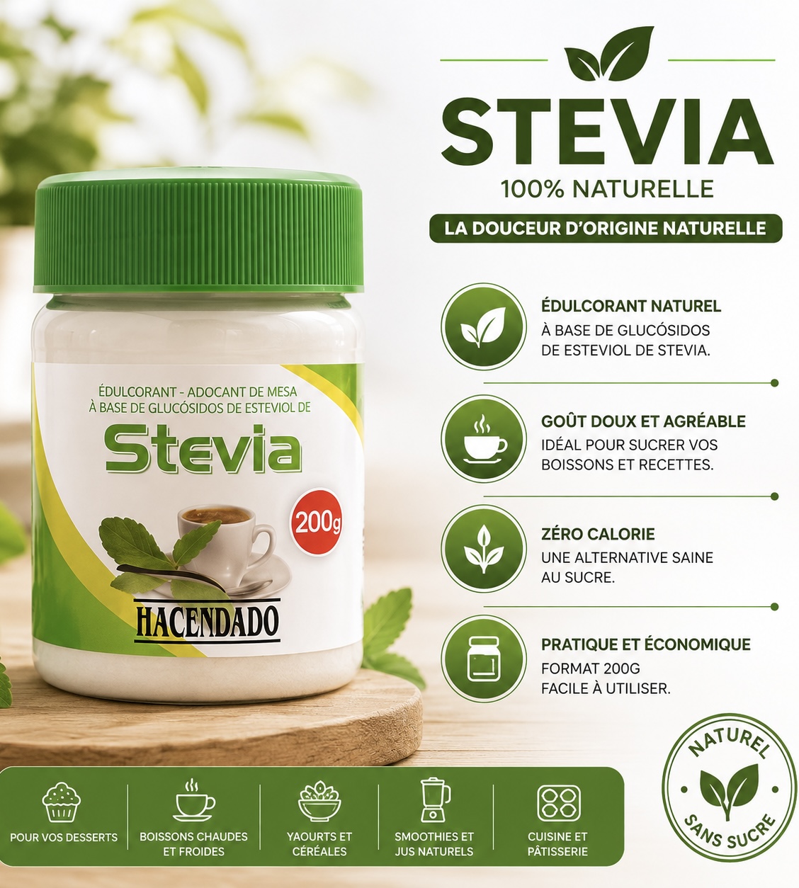 STEVIA 100% NATURELLE