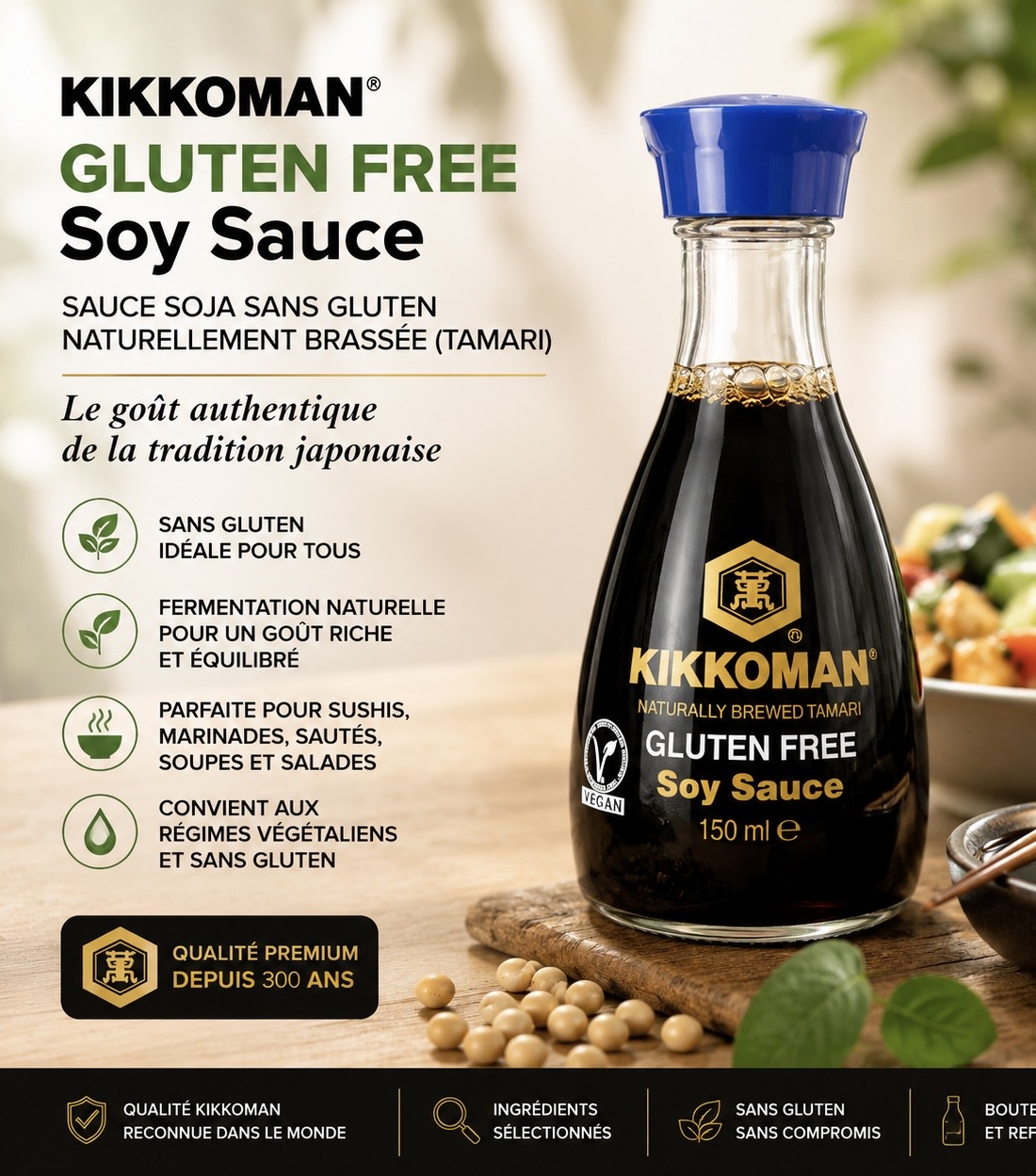 KIKKOMAN® GLUTEN FREE