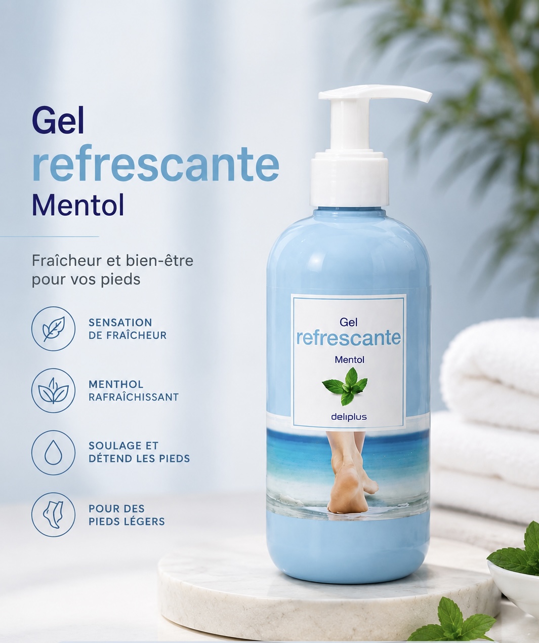 Gel refrescante Mentol